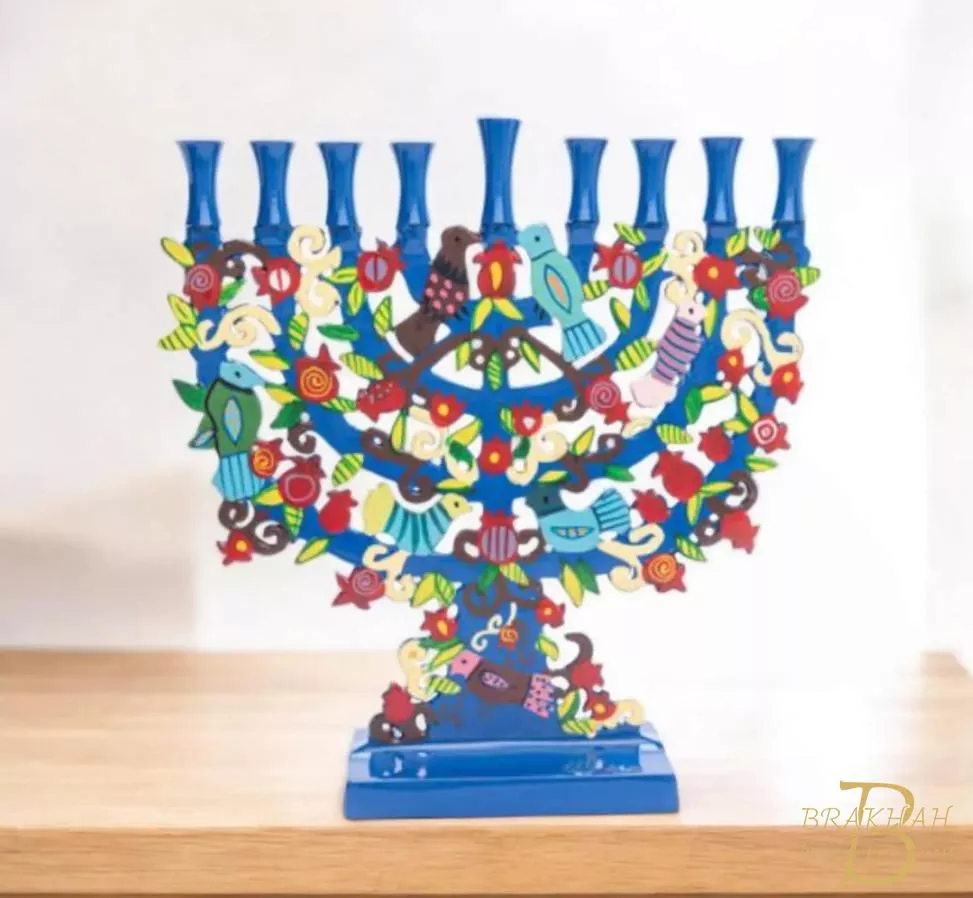 光明節鳥語花香燈台組