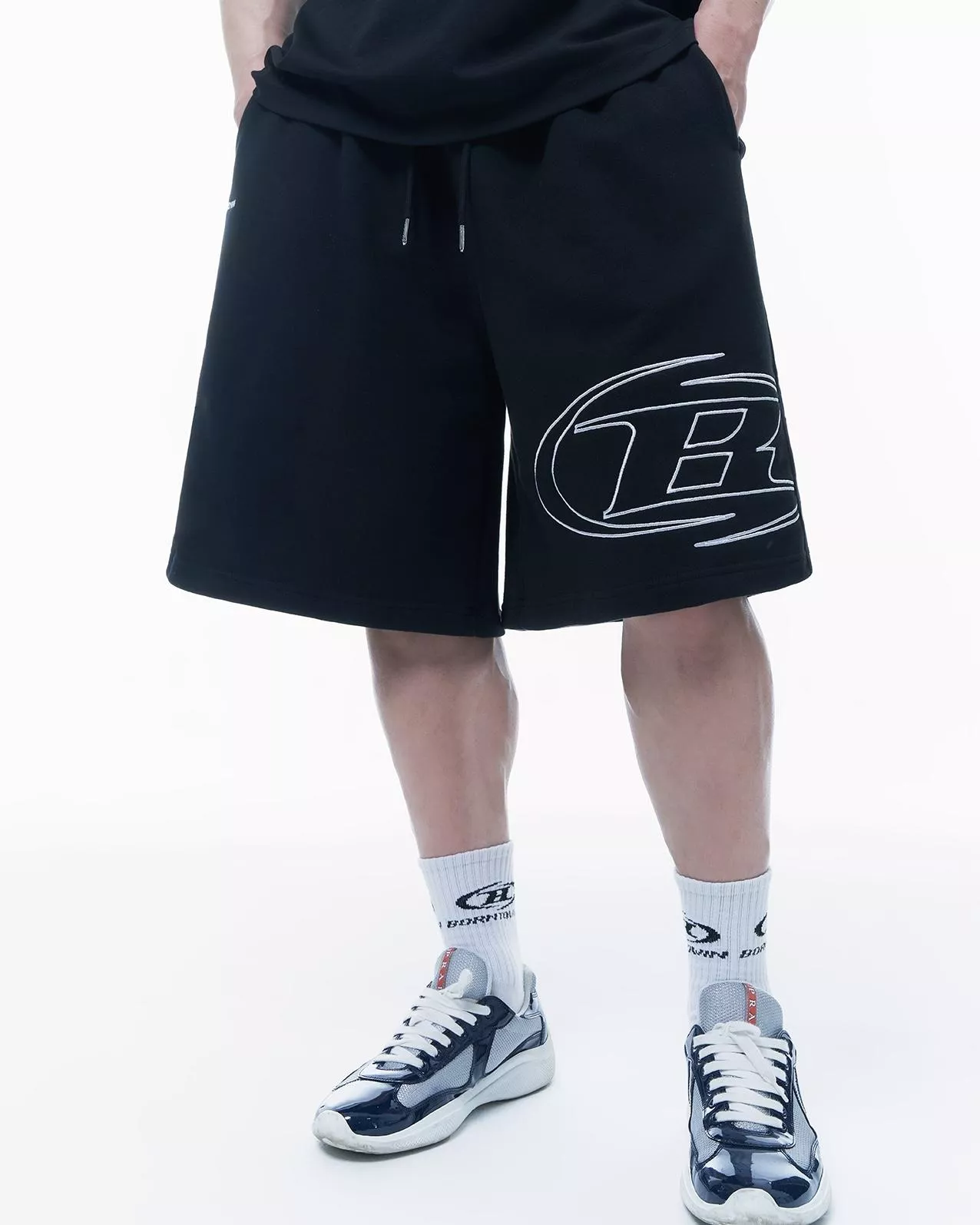 Born to win／STROKE B HALF PANTS_LONG VER [3C]