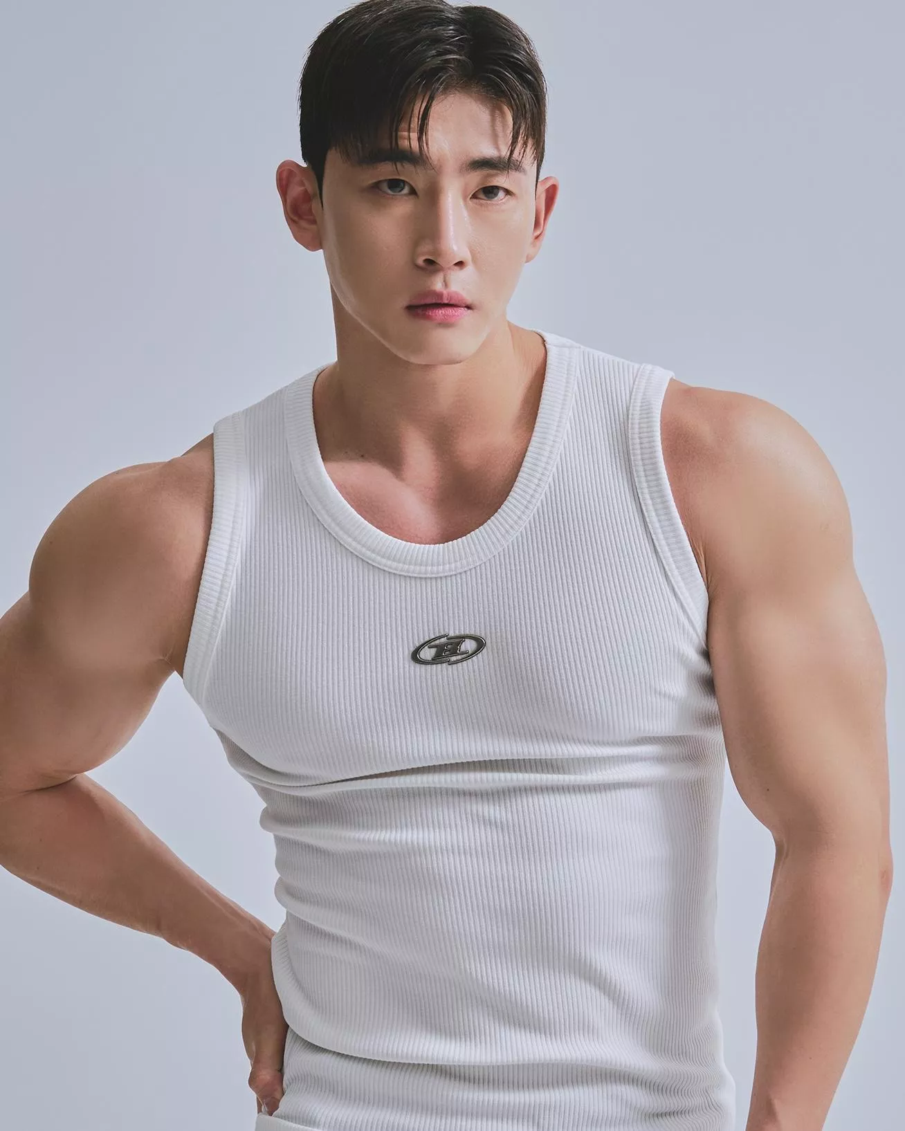 Born to Win／B-SYMBOL LOGO SLEEVELESS_NON MESH VER [IVORY]