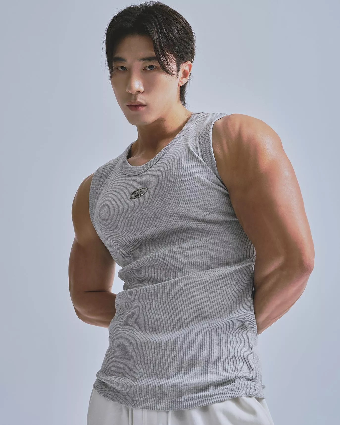 Born to Win／B-SYMBOL LOGO SLEEVELESS_NON MESH VER [GREY]