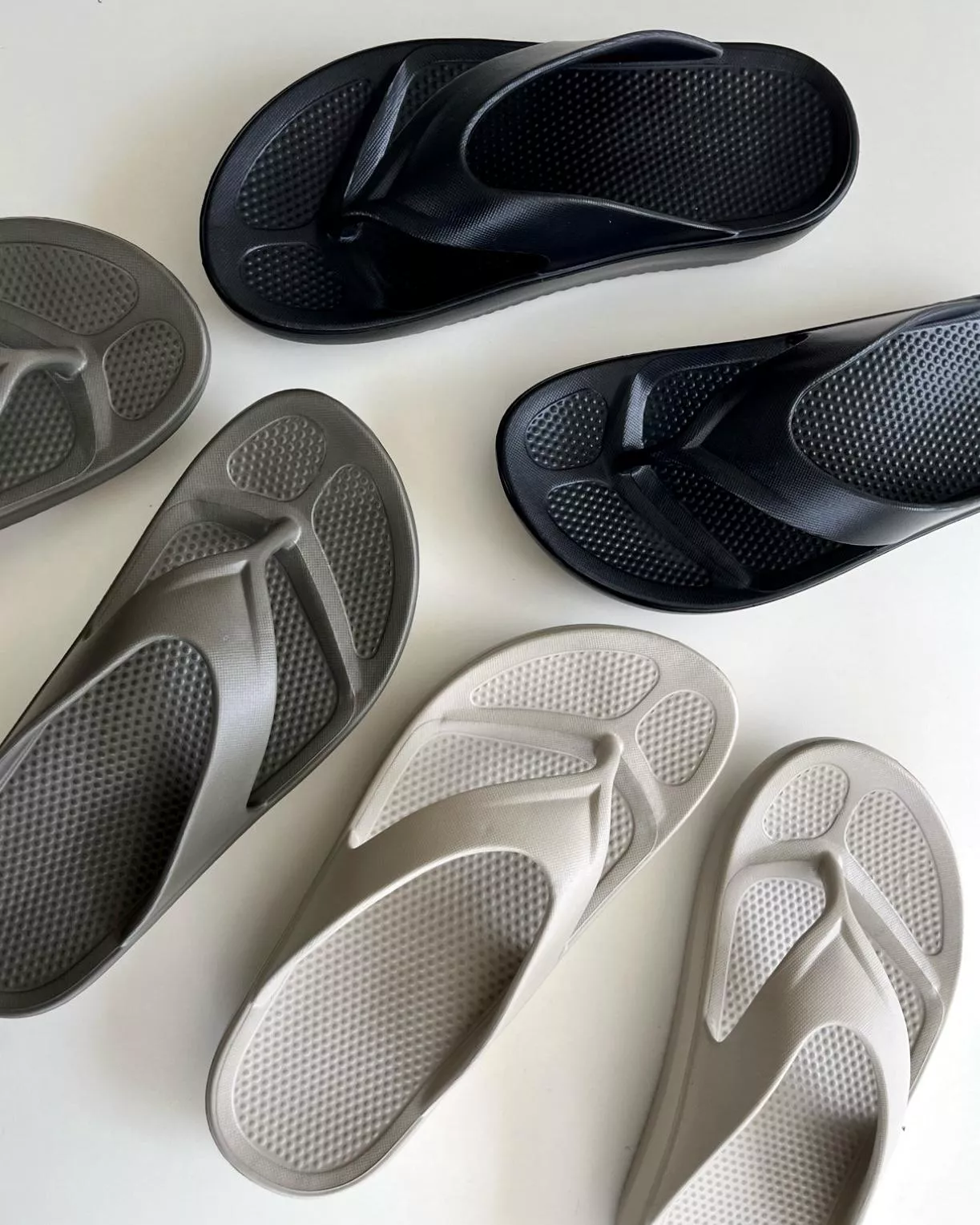 3.5cm增高 韓系質感生活PVC 人字拖