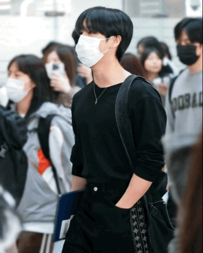 Stray Kids&ATEEZ同款♡雪花側邊刺繡牛仔褲