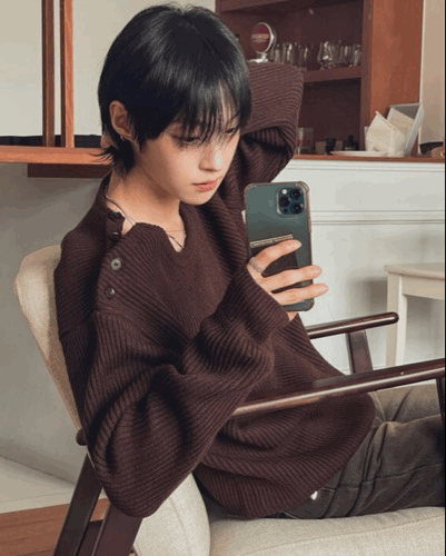 暖心袖口 香肩 斜肩開寬領羅紋針織