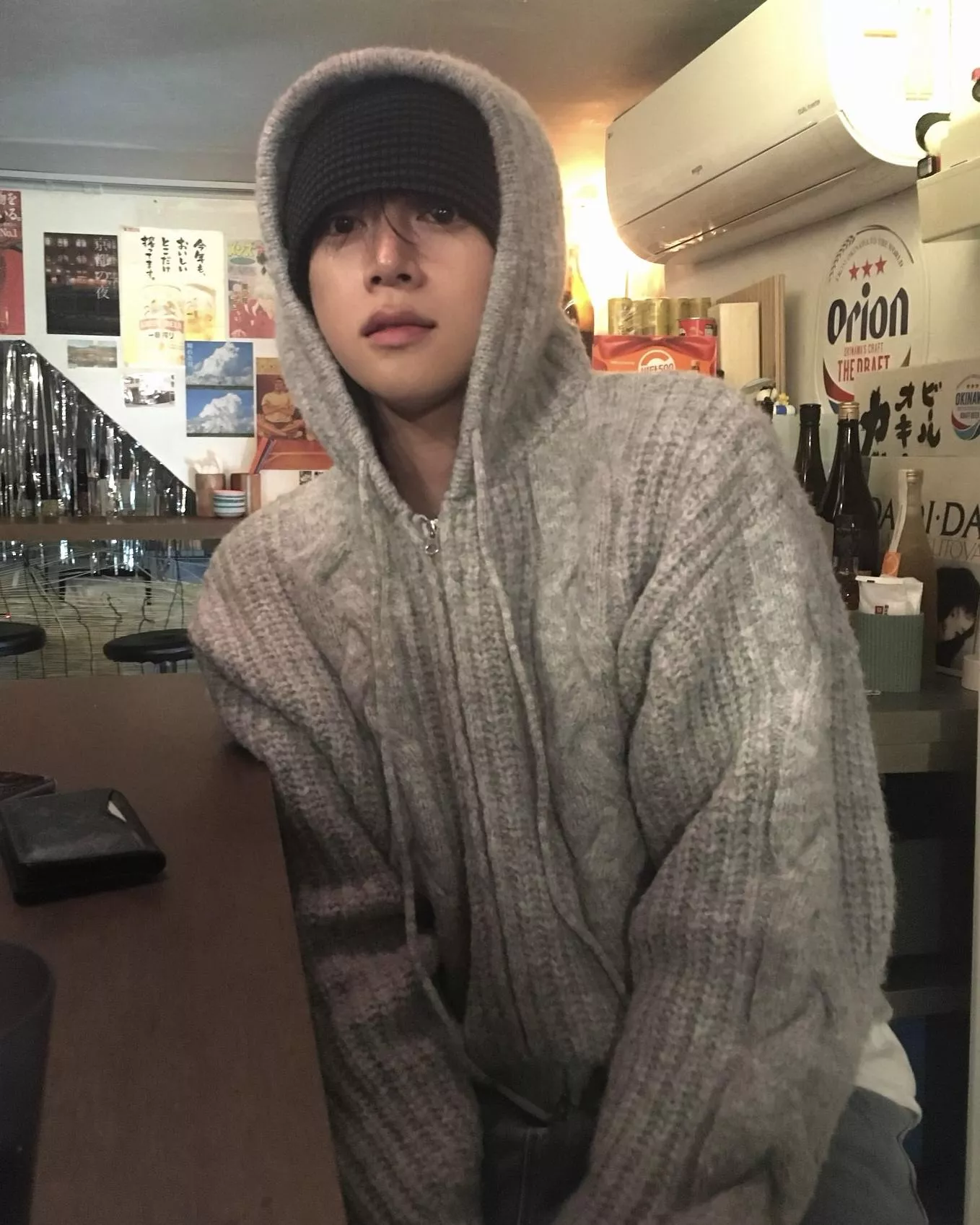 軟糯感男友 微短版麻花羊毛針織外套