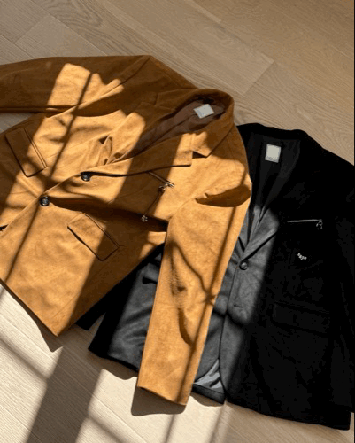 西部流蘇裝飾 設計感麂皮西裝外套