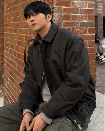 復古裂紋 3盎司棉皮革飛行員皮衣外套