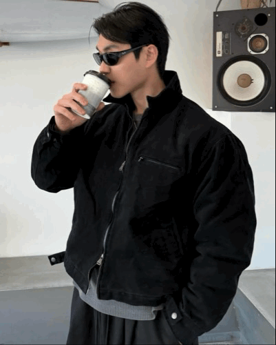 寬短版 3盎司 復古水洗工裝外套