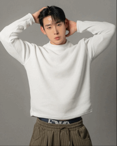 蜜桃絨霧光 短版日常刷毛長袖