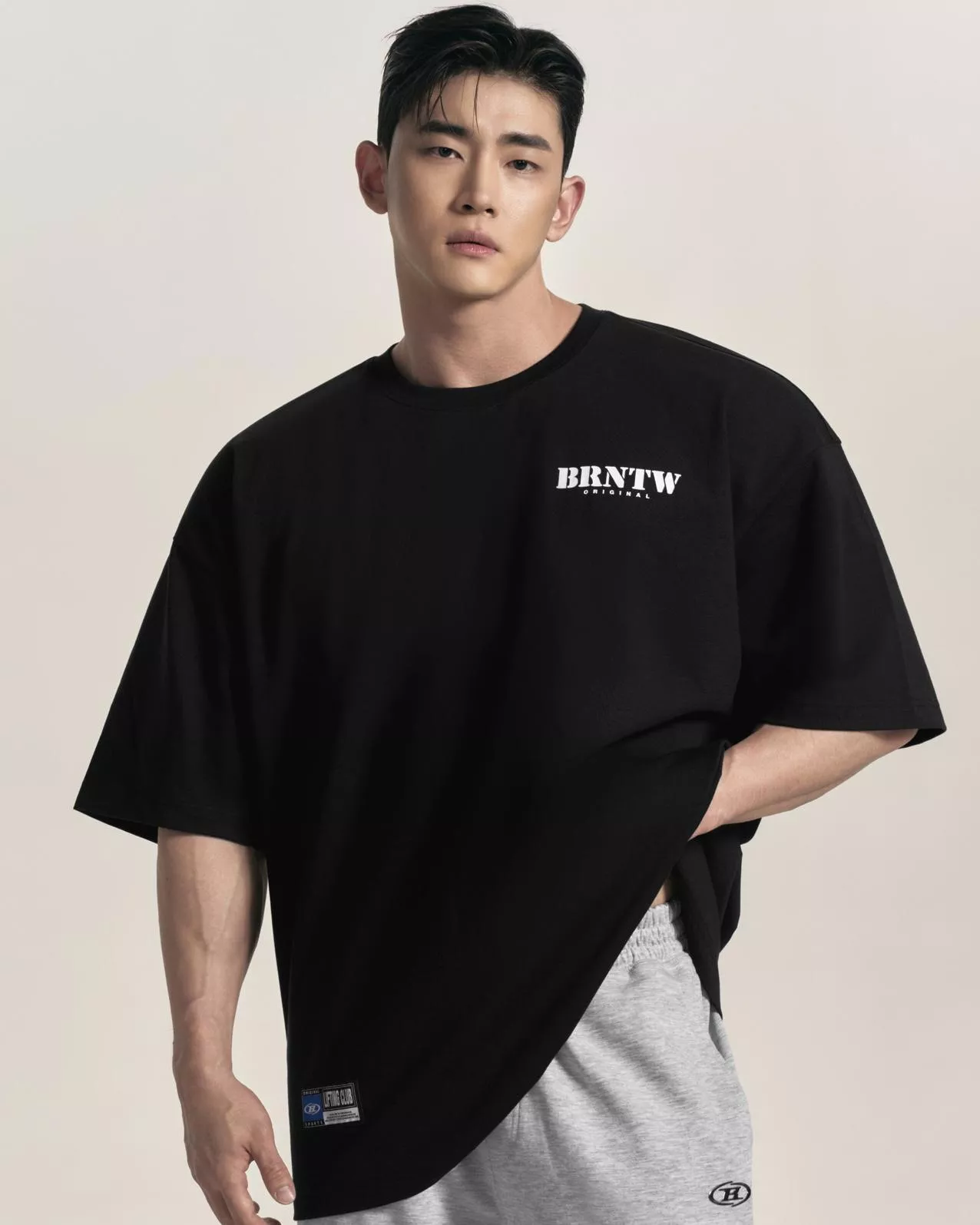 BRNTW LOGO 品牌標誌 落肩T恤