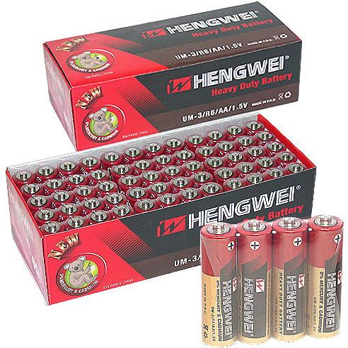 【HENGWEI】3號環保碳鋅電池〔60顆入〕