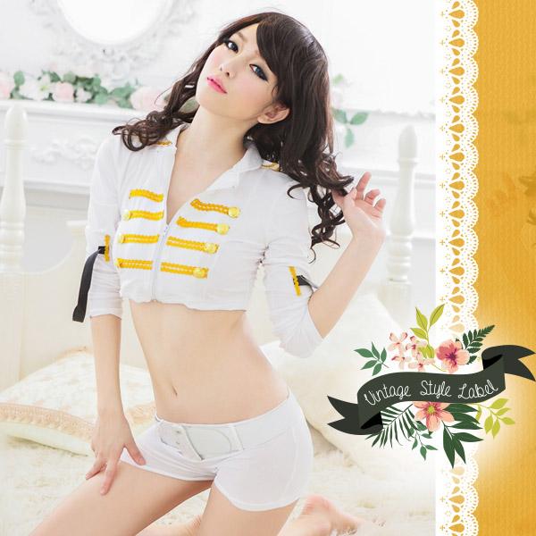 【破盤價】火辣追緝令．兩件式性感女警服#20151196