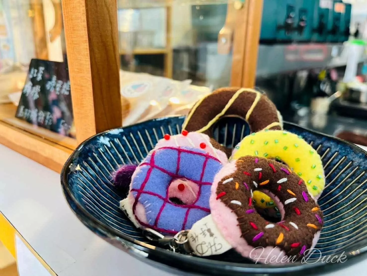 下午茶時間甜甜圈吊飾