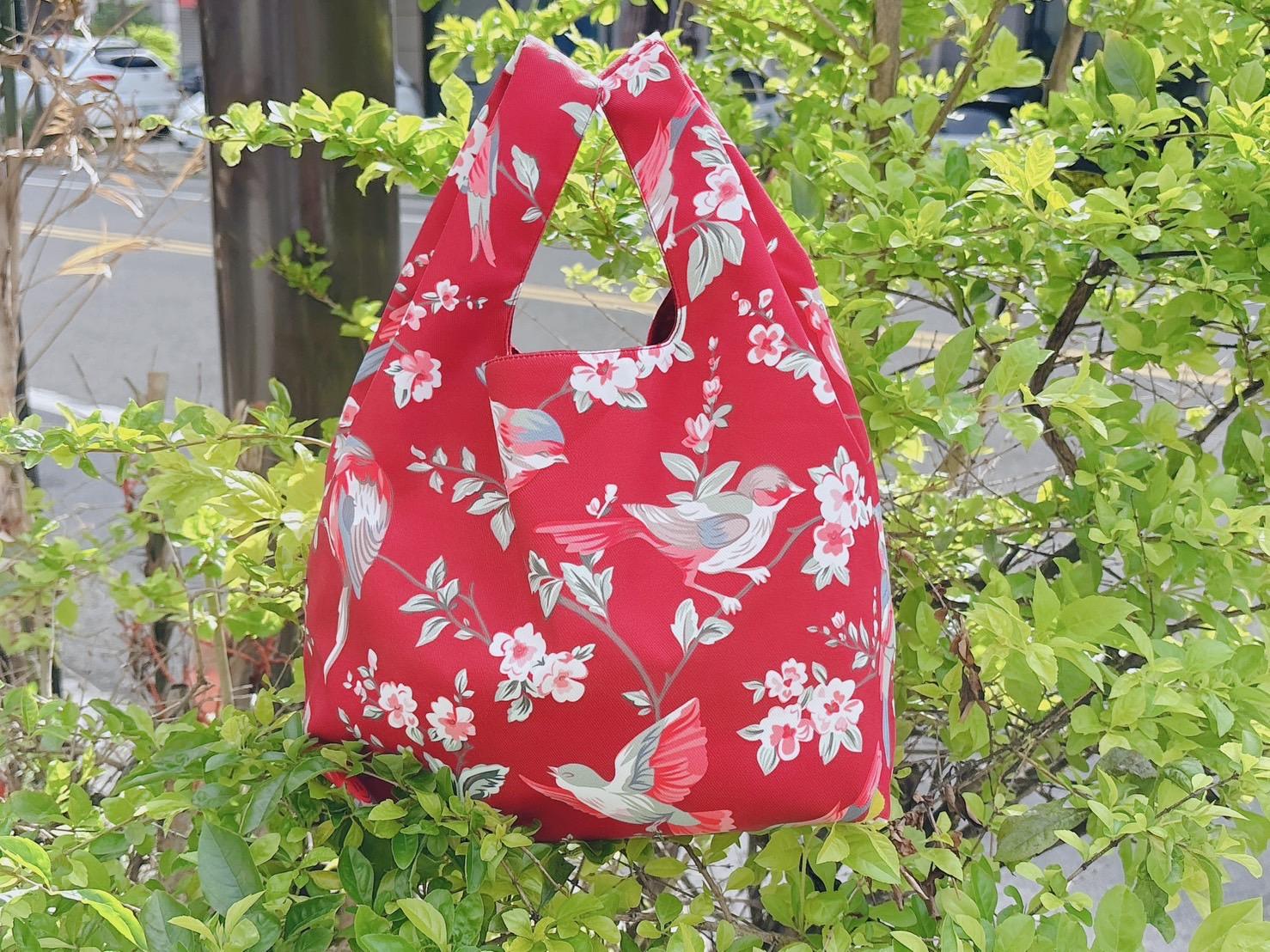 鳥語花香防潑水提袋｜購物袋