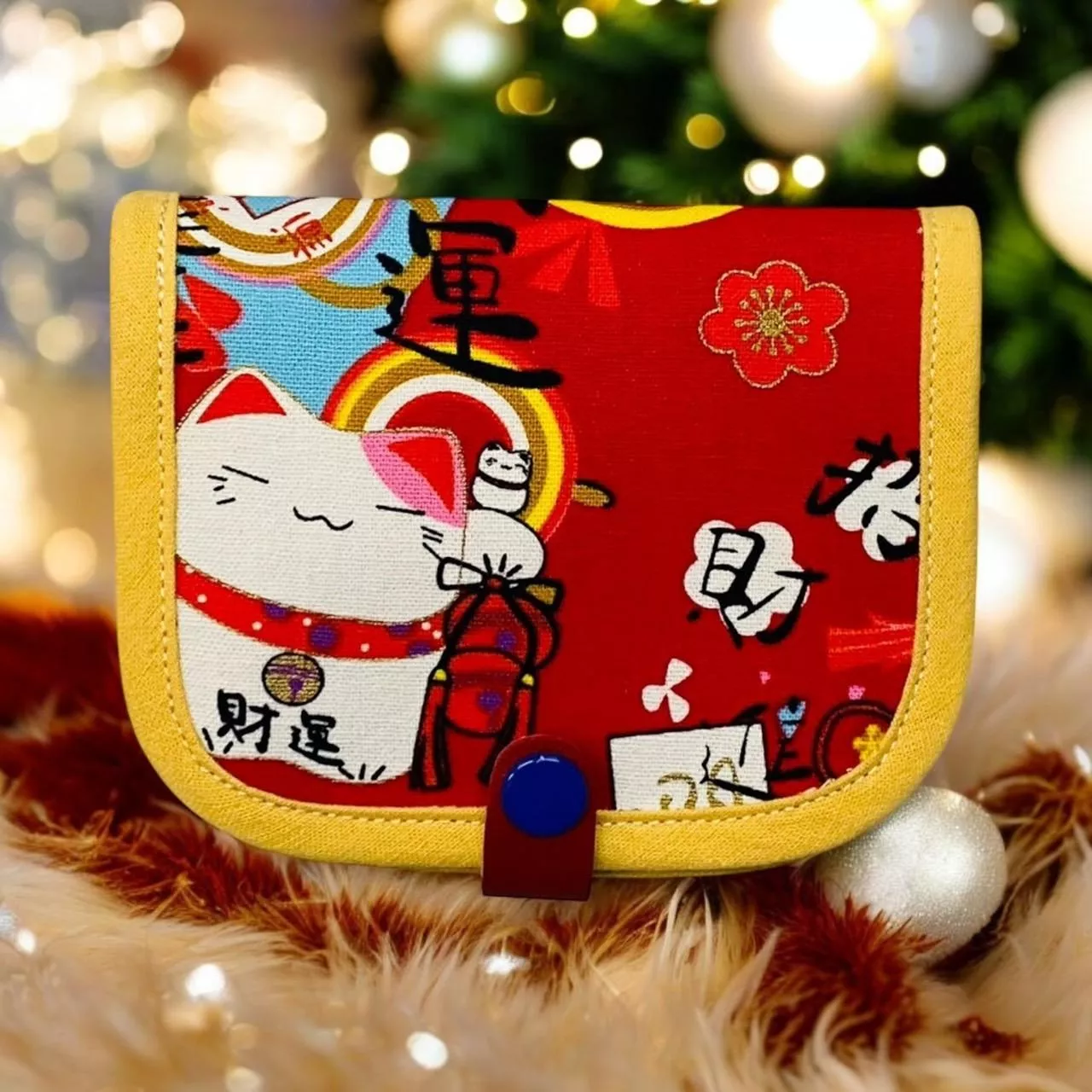 開運貓財貓｜零錢卡夾包