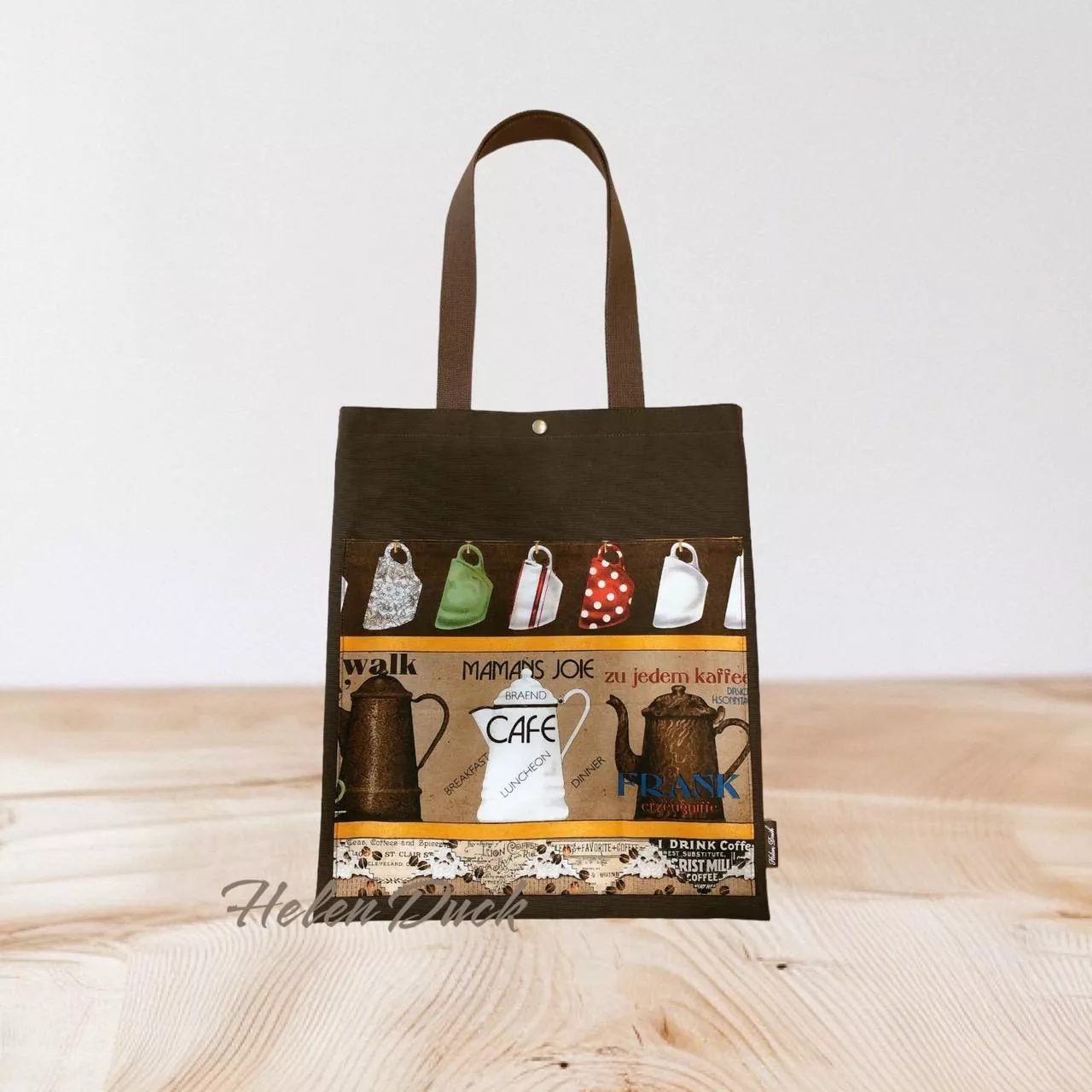 咖啡杯壺 提袋｜補習袋 A4提袋