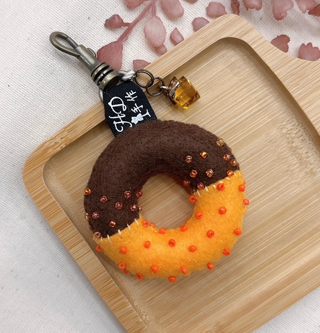 下午茶時間甜甜圈吊飾