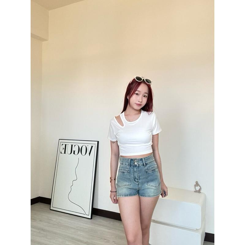七月新品🔆辣妹口袋牛仔短褲