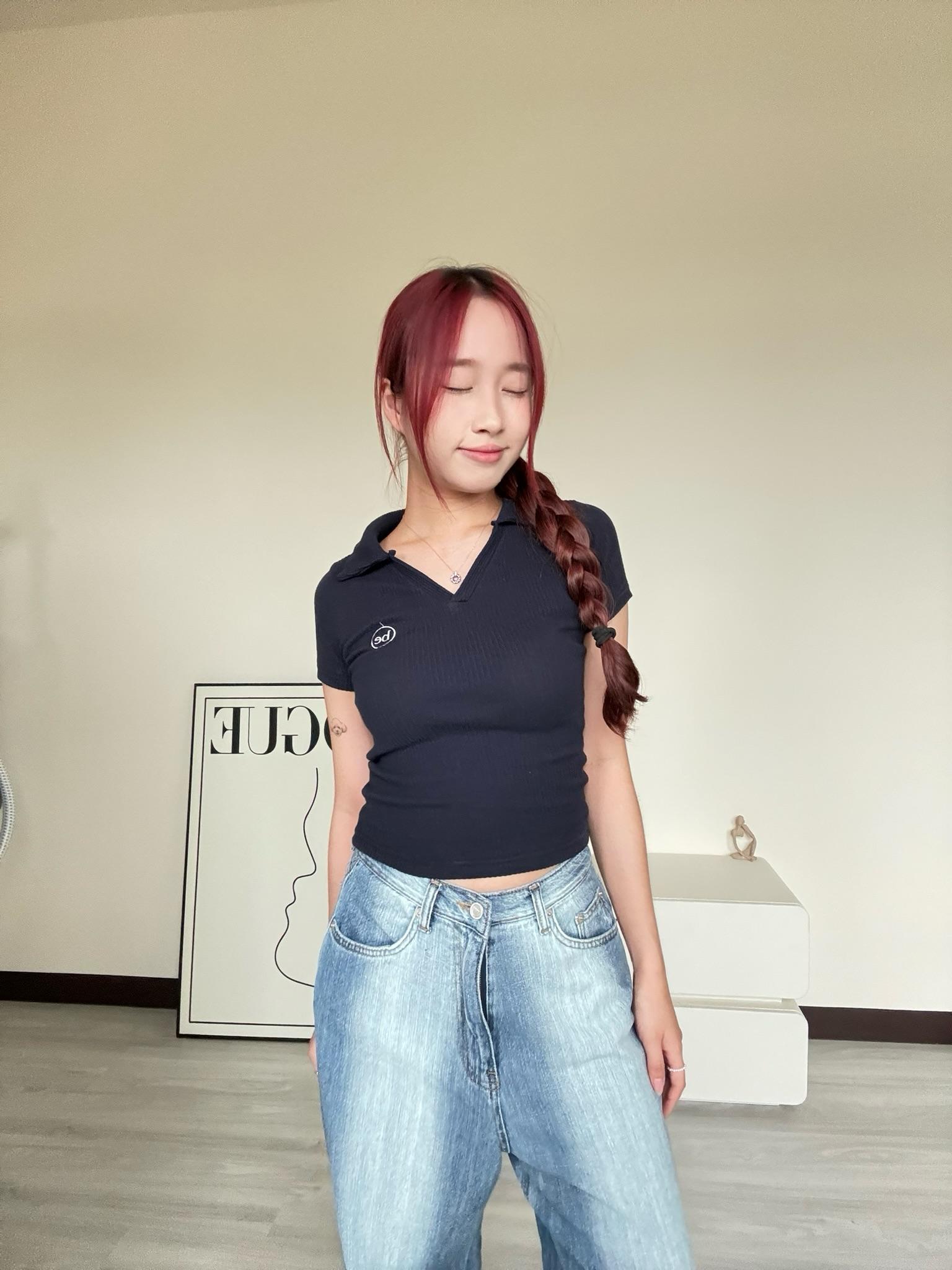 🇰🇷Polo領休閒緊身T