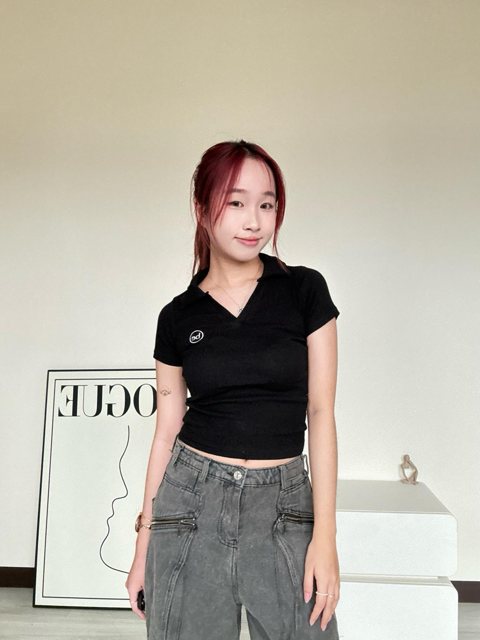 🇰🇷Polo領休閒緊身T