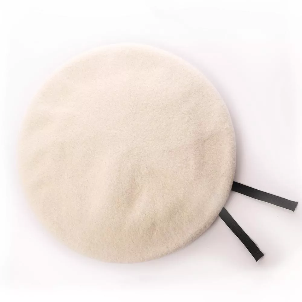 西班牙ELOSEGUI，女CHE貝雷帽EL_CHE10042 (綿羊白)