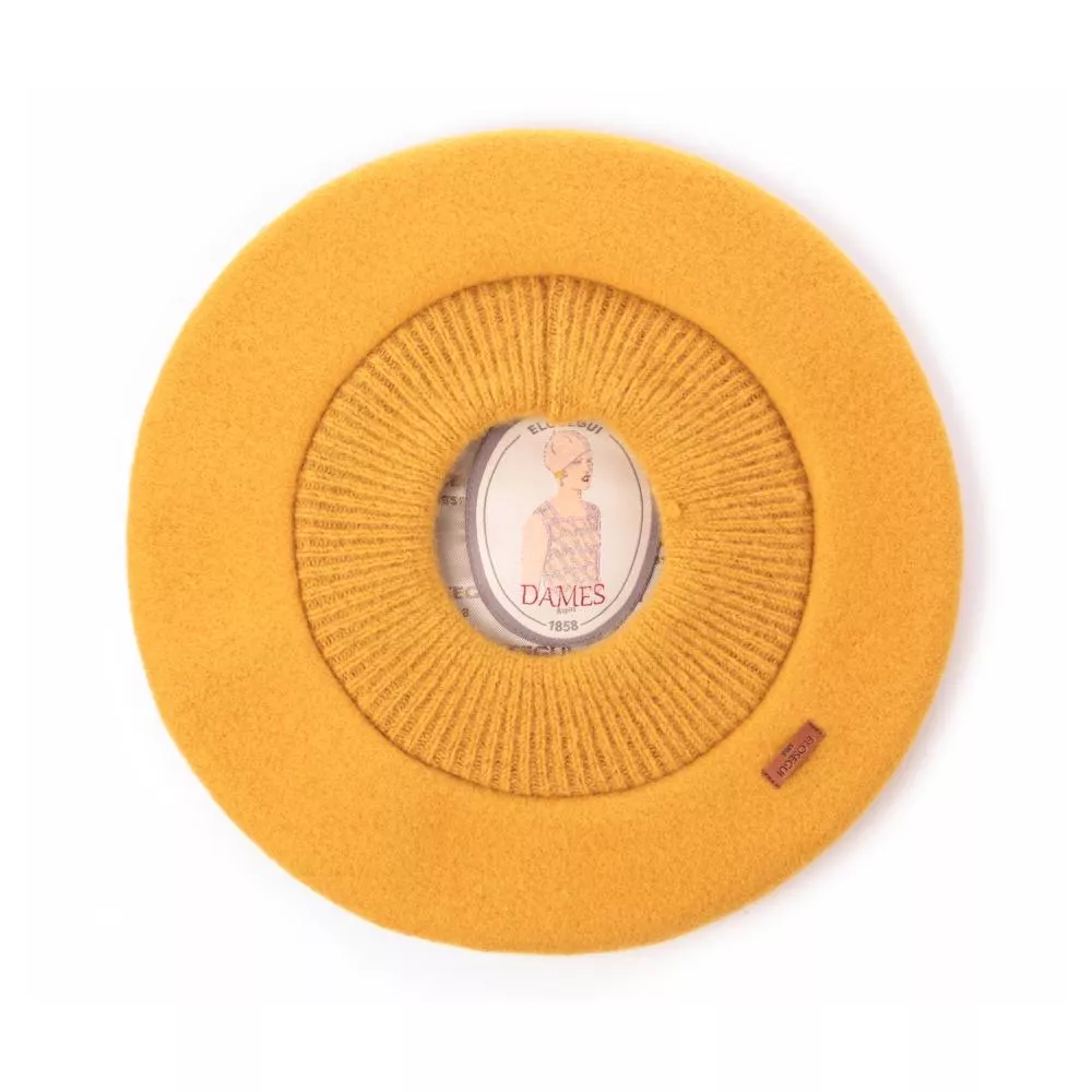 西班牙ELOSEGUI，女ELAX貝雷帽EL_ELAX04079 (金駝色)