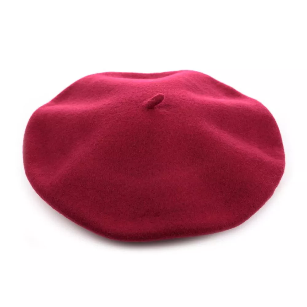 西班牙ELOSEGUI，女DAME貝雷帽EL_DAME19004 (葡萄酒紅)