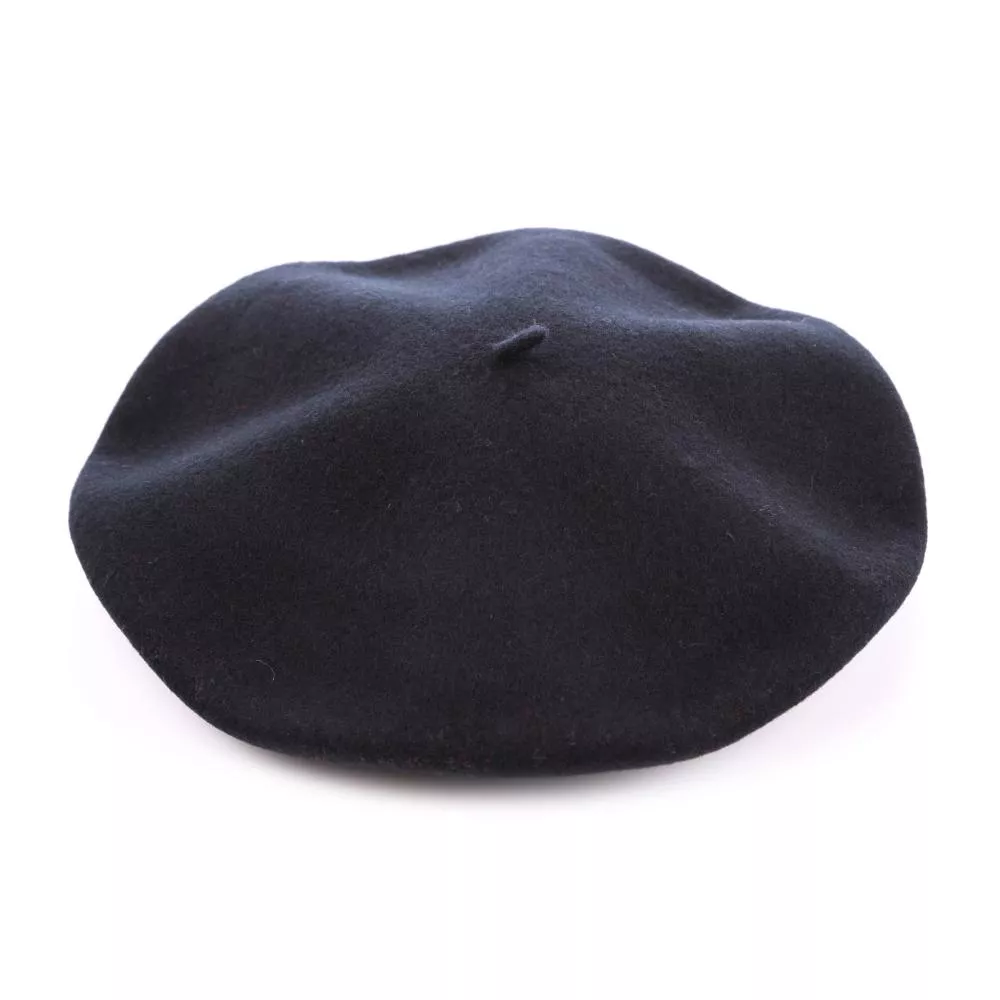 西班牙ELOSEGUI，女DAME貝雷帽EL_DAME19003 (天鵝絨黑)