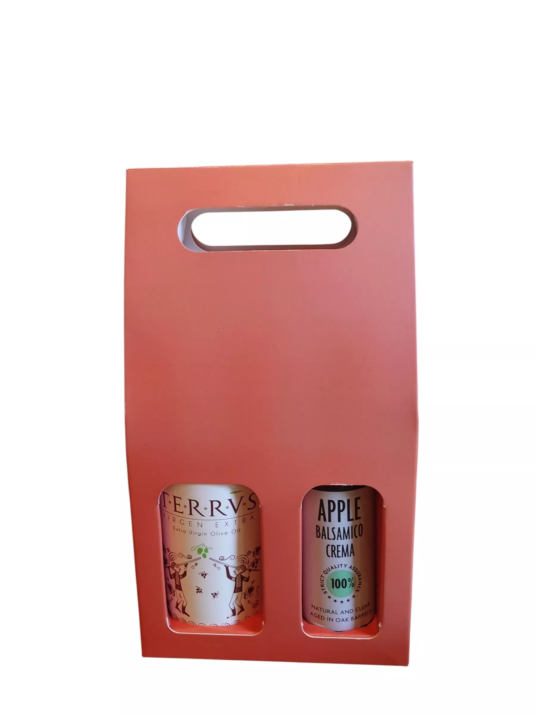 TERRVS 特級冷壓初榨橄欖油 250ml + Pödör 蘋果陳年巴薩米克醋 100ml｜雙入禮盒