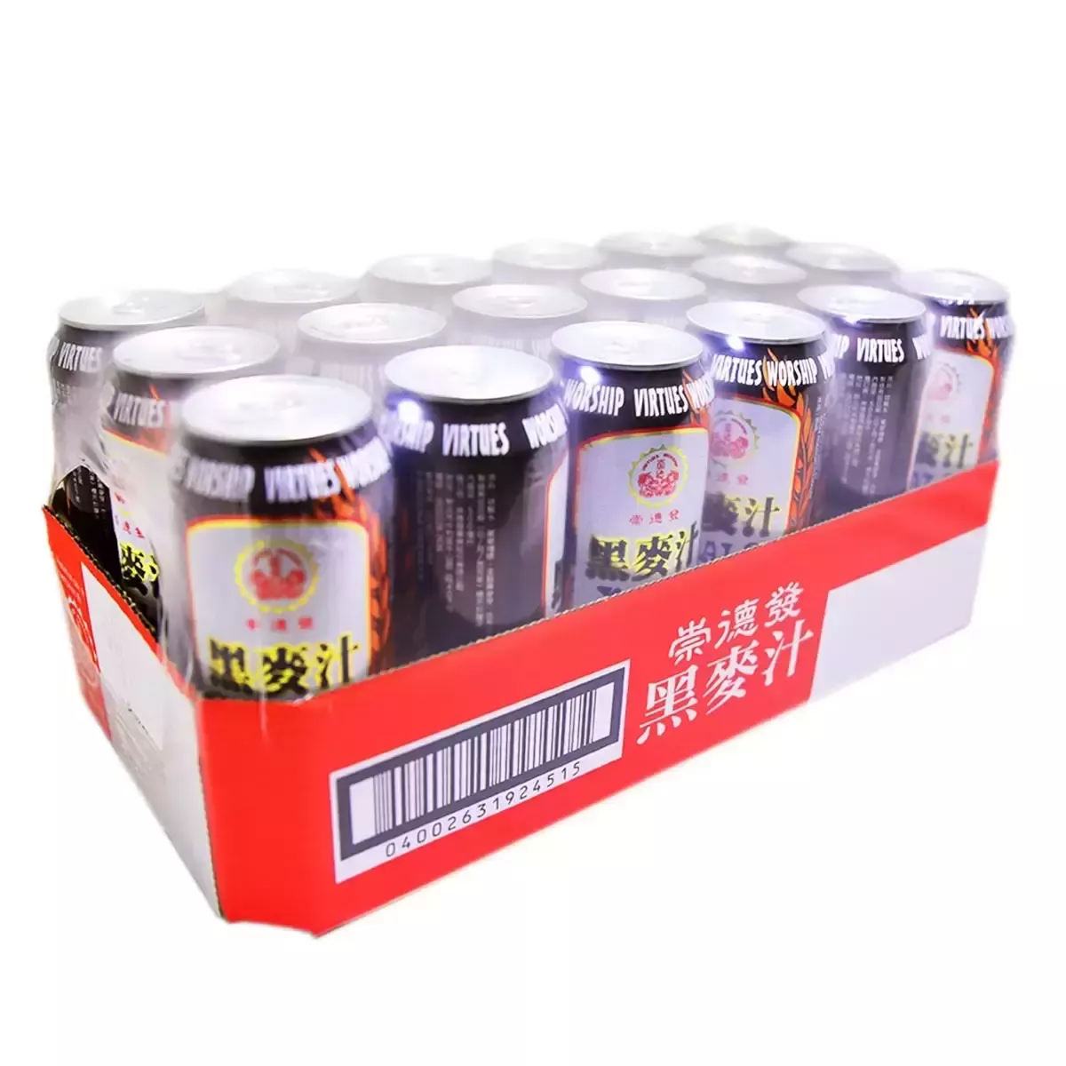 崇德發黑麥汁｜ 500毫升 X 18入