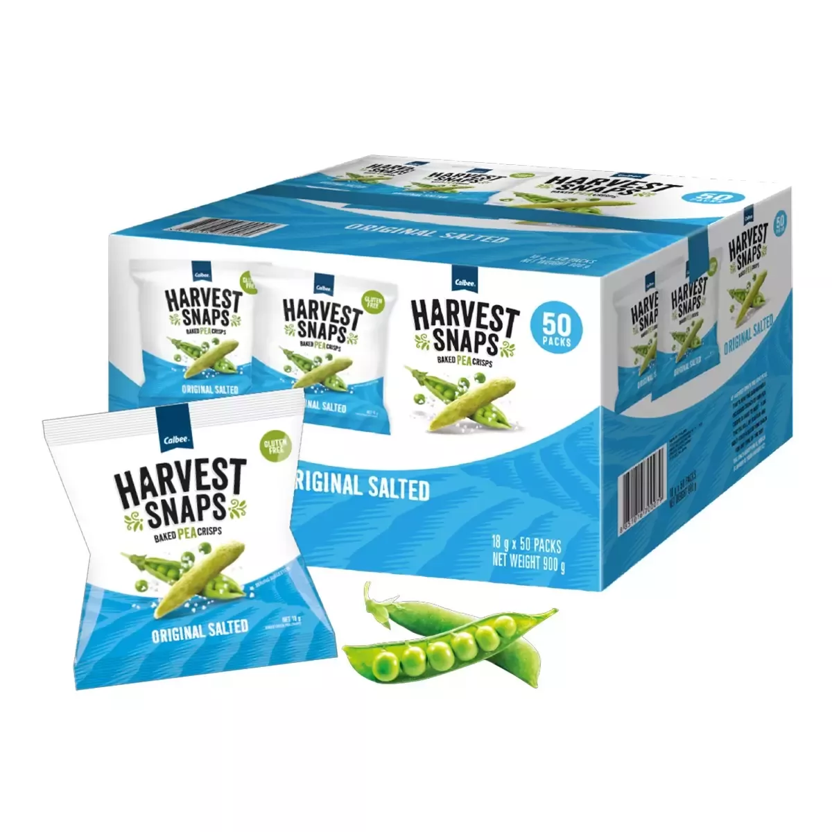 Calbee Harvest Snaps 鹽味豌豆脆果｜ 900公克