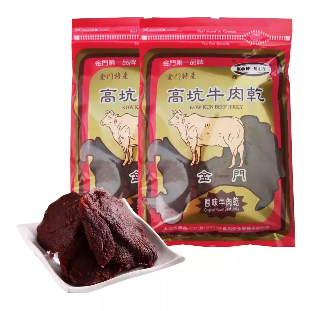 高坑原味牛肉乾｜ 300公克 X 2入