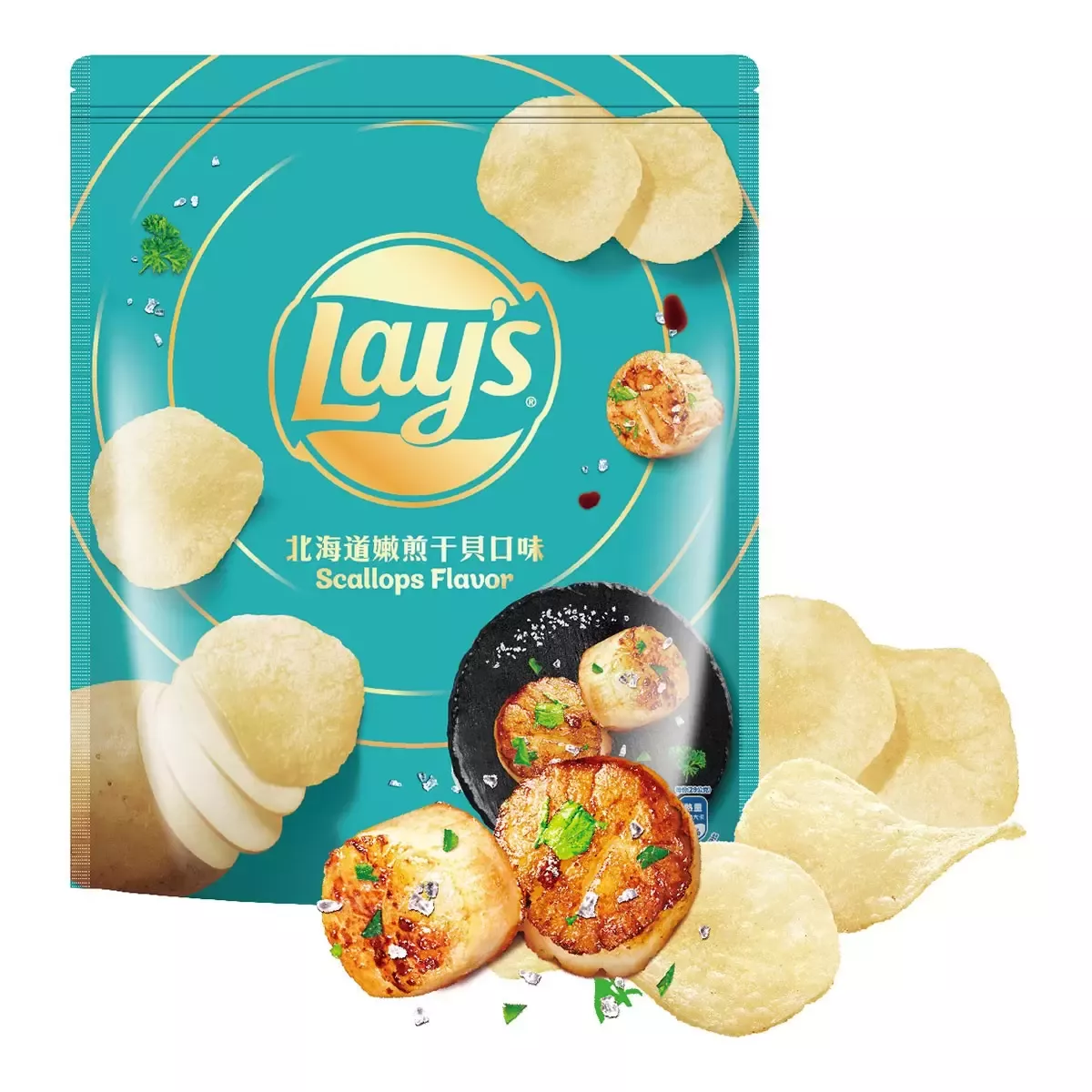 樂事北海道嫩煎干貝洋芋片｜ 580公克