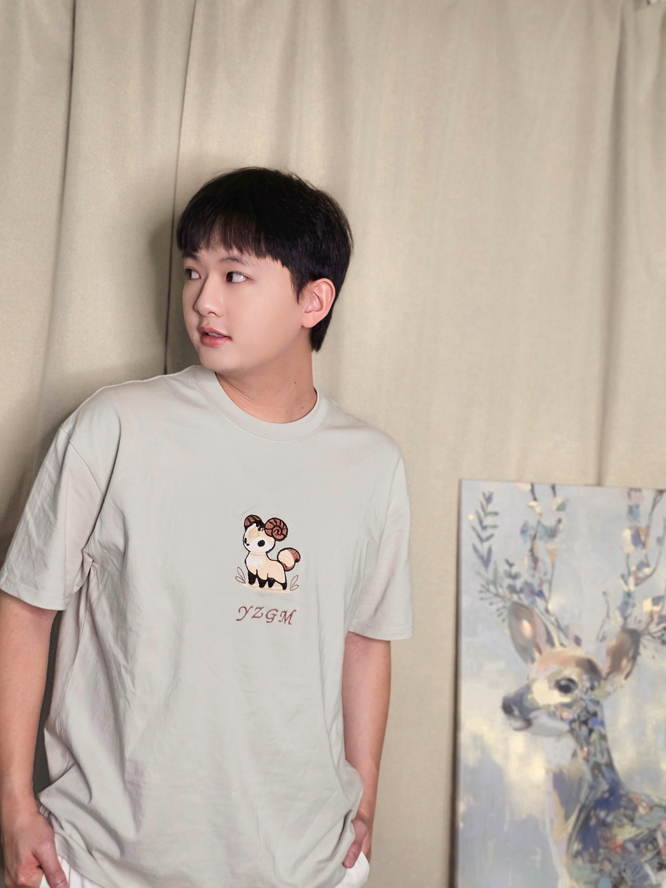 泥泥Nini．250g短袖純棉T恤 (原創) M~XL