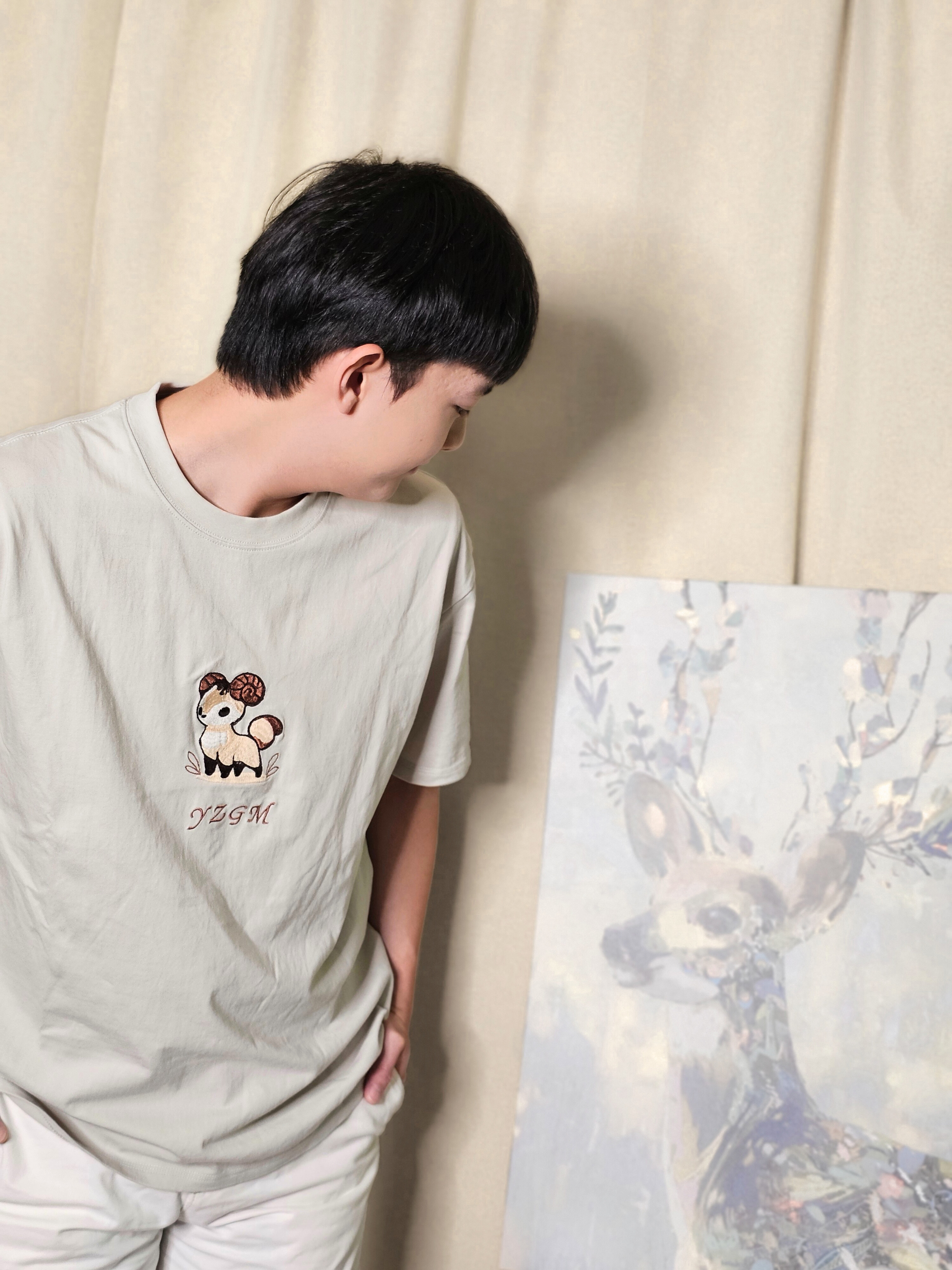 泥泥Nini．250g短袖純棉T恤 (原創) M~XL