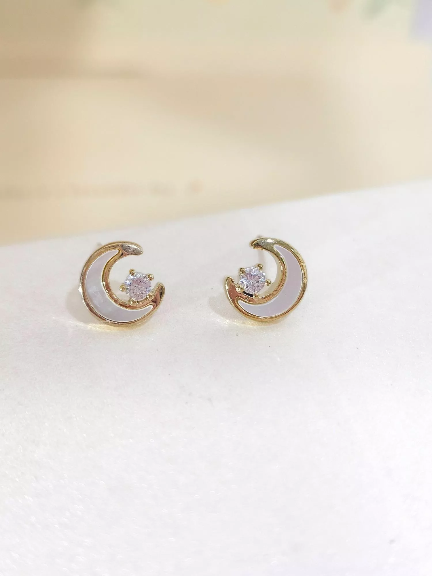 [S925銀針]月夢環/月亮耳環