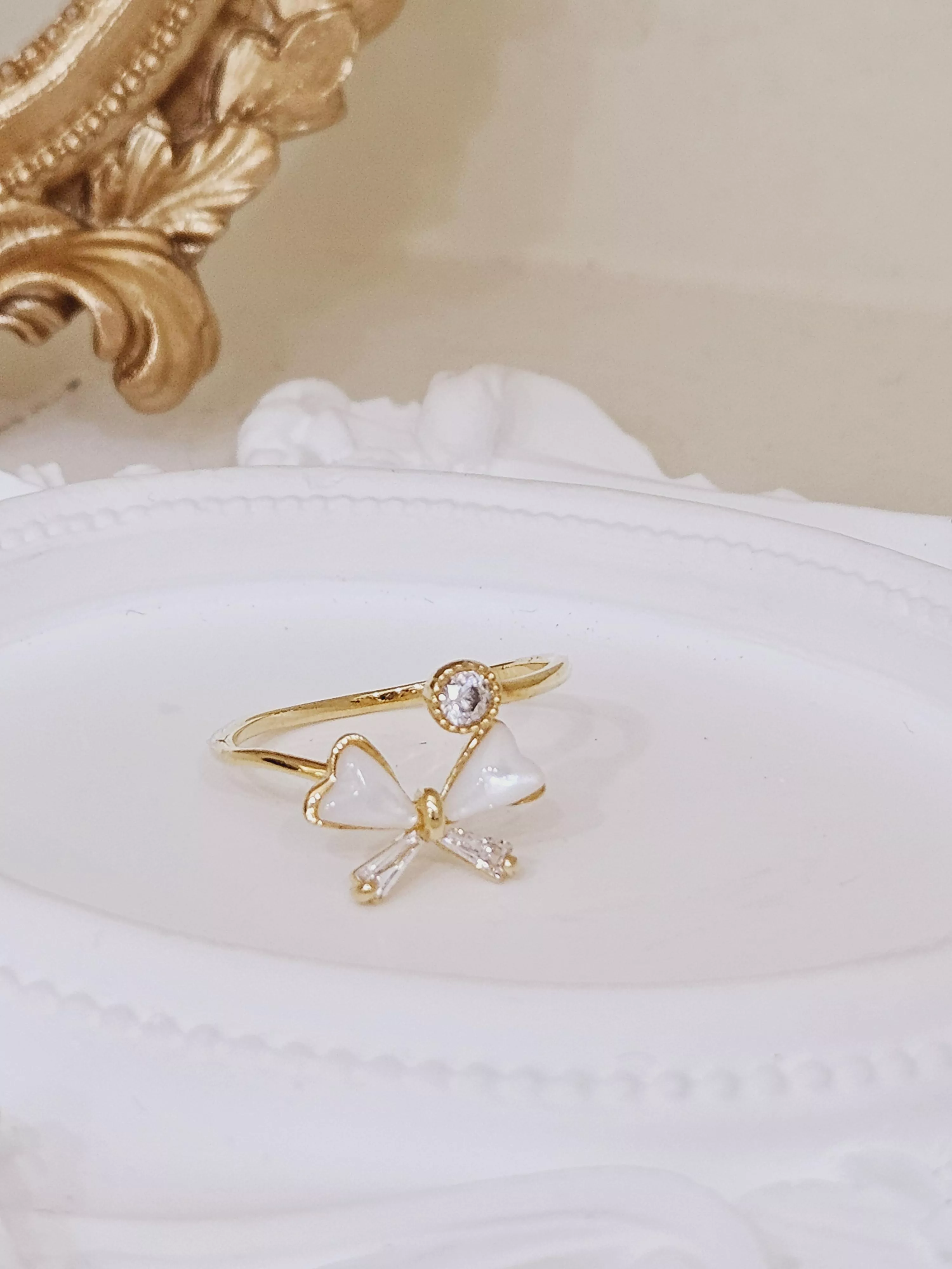 幸運蝶心．戒指