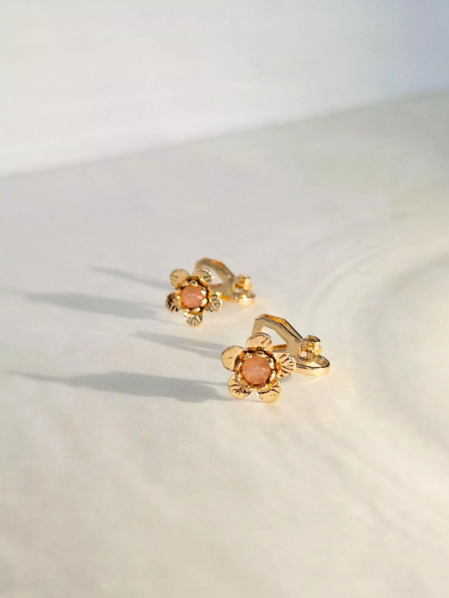 玫瑰砂糖．耳夾 無痛夾式耳夾