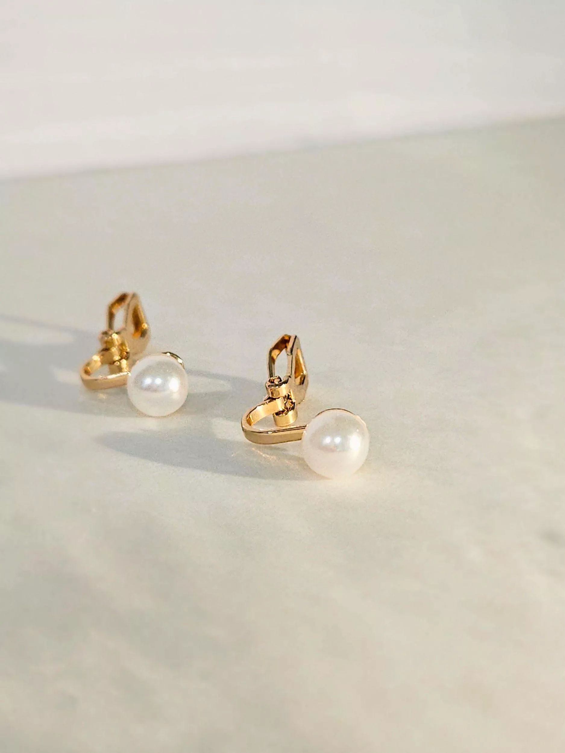 月光珍珠．耳夾 無痛夾式耳夾