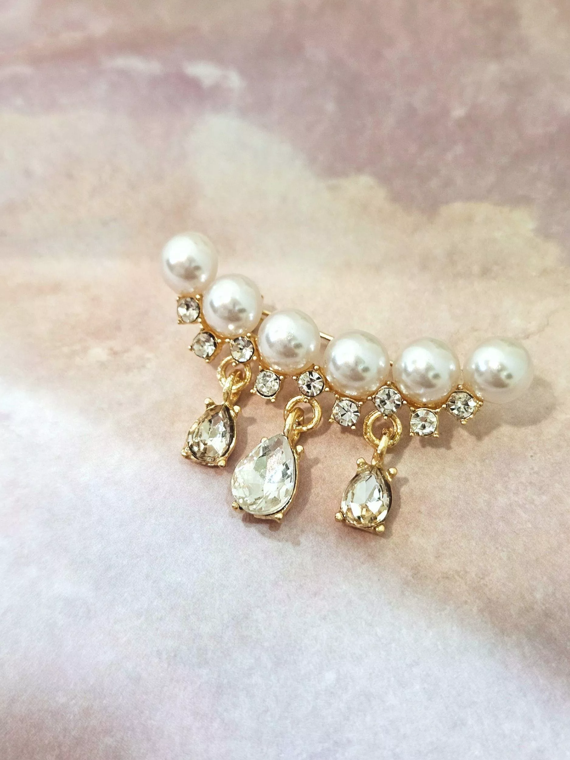 珍珠流蘇．胸針 帽子別針 外套胸針 大衣胸針