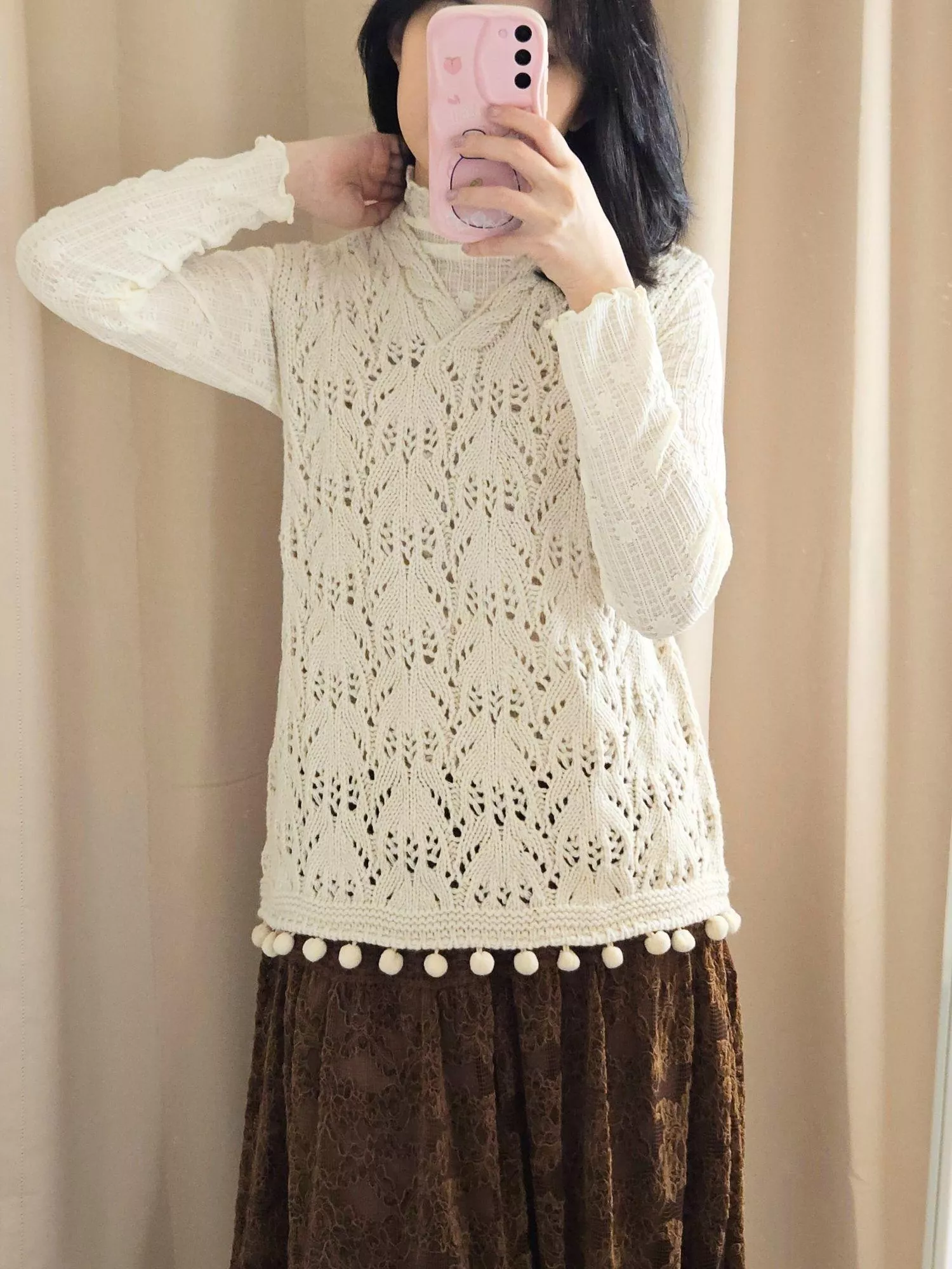 《手作晴日》鉤花針織背心
