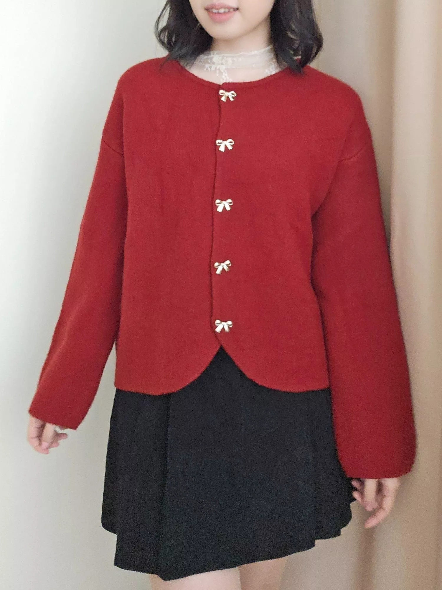 《蝴蝶甜心》針織長袖外套