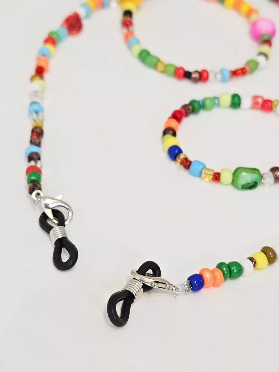 《彩虹散步》多彩珠珠眼鏡鍊