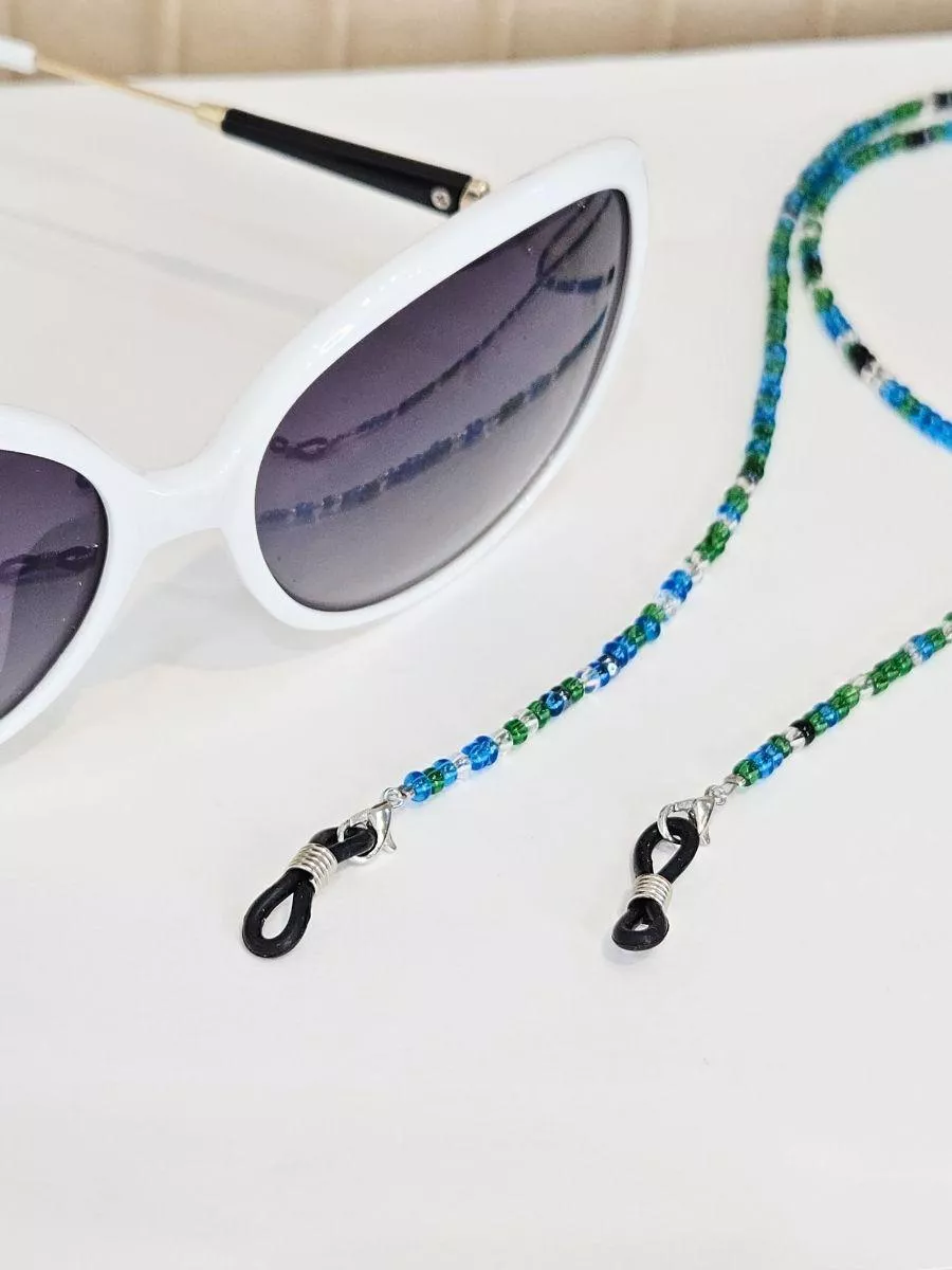 《海灣漫步》藍綠清新眼鏡鍊