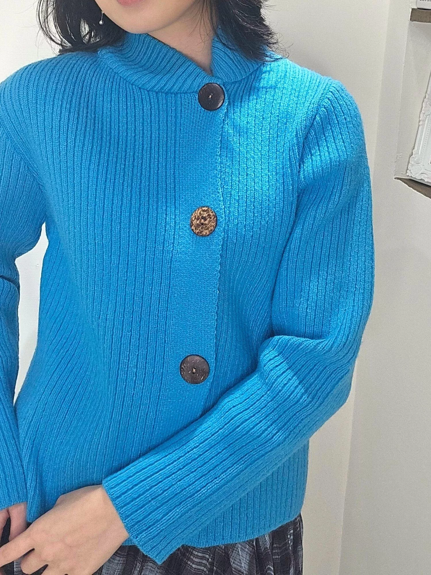 《孔雀之夜》針織長袖上衣