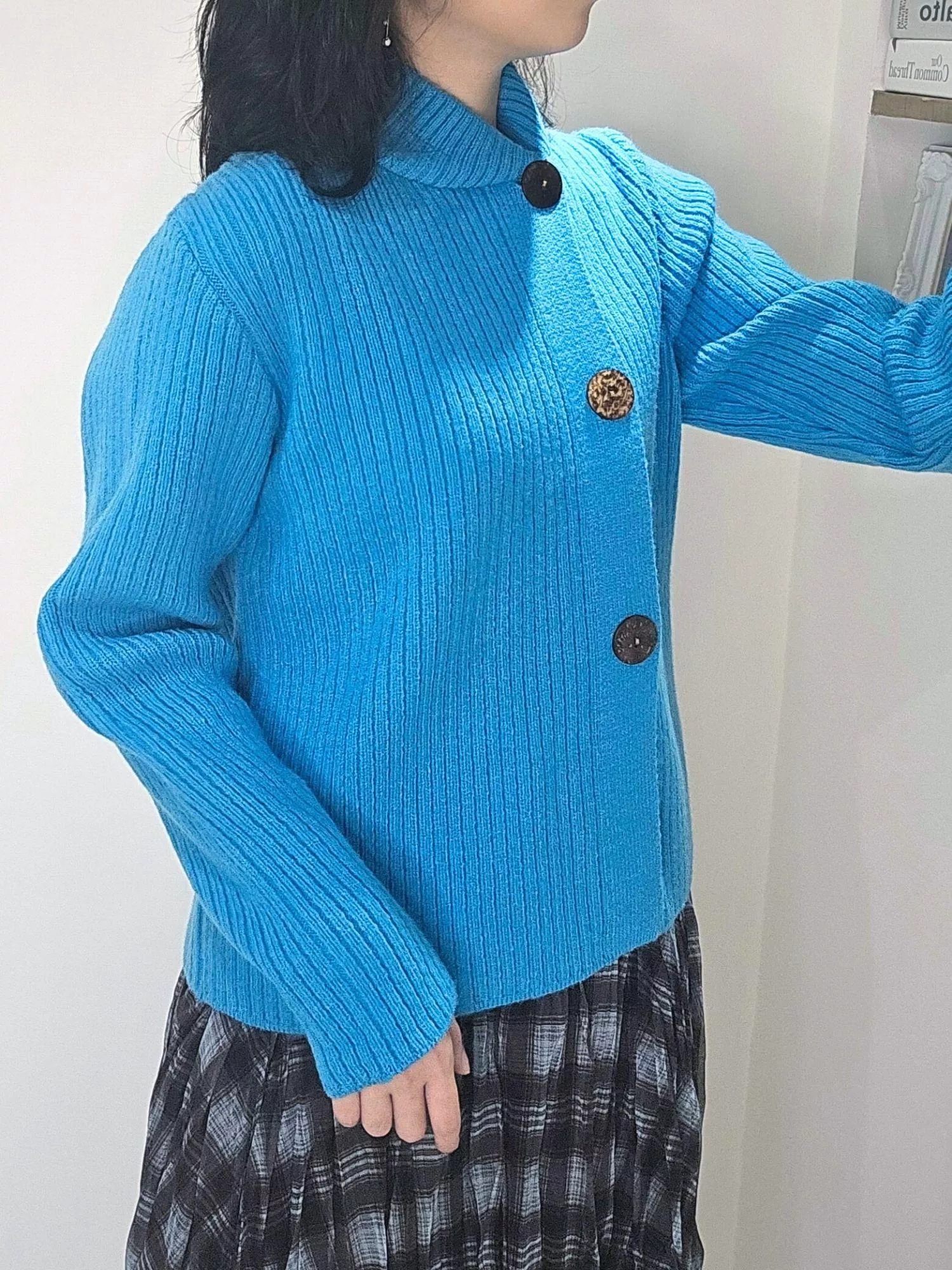 《孔雀之夜》針織長袖上衣