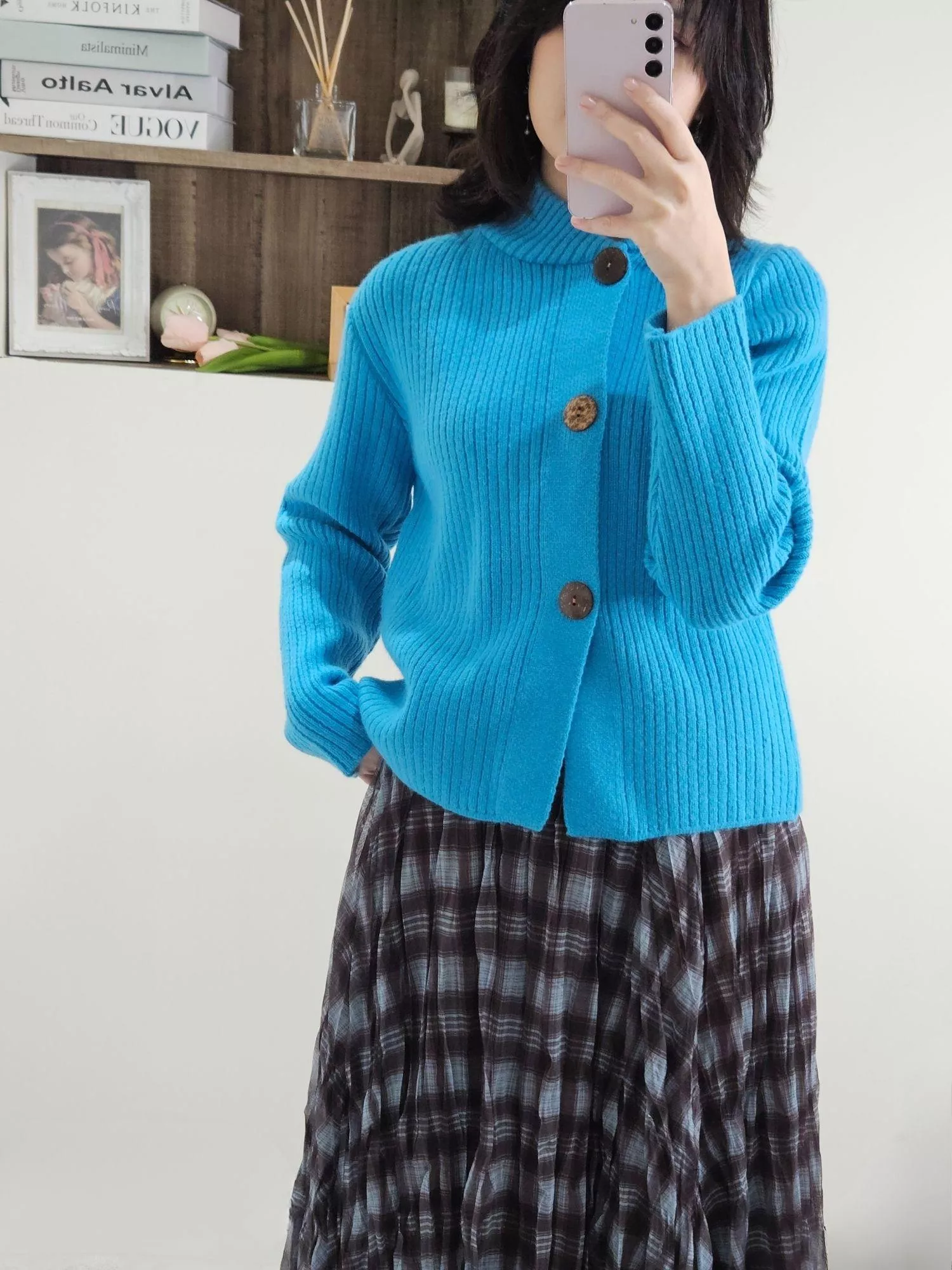 《孔雀之夜》針織長袖上衣