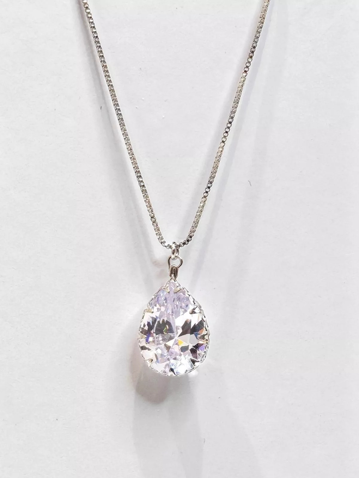 《晨露幻境》璀璨水滴鑽光項鍊