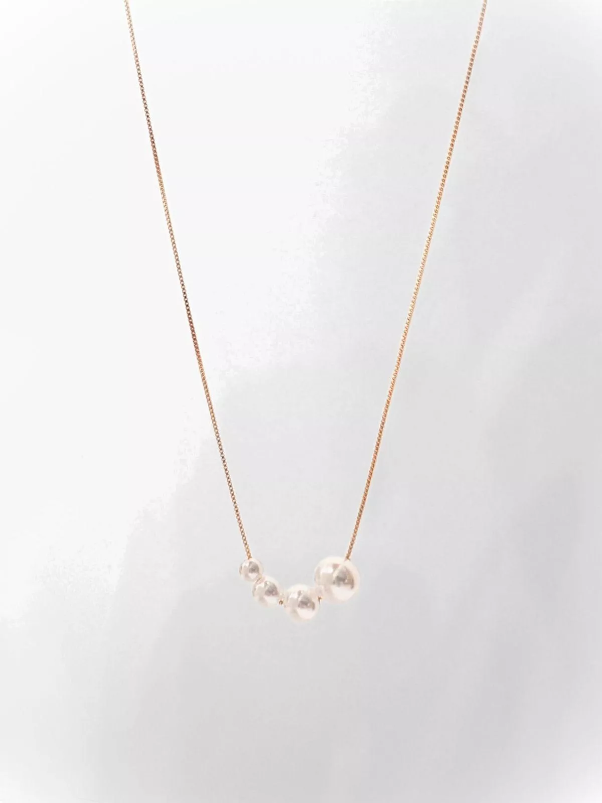 大珠小珠落玉盤 |《晨露》極簡珍珠項鍊