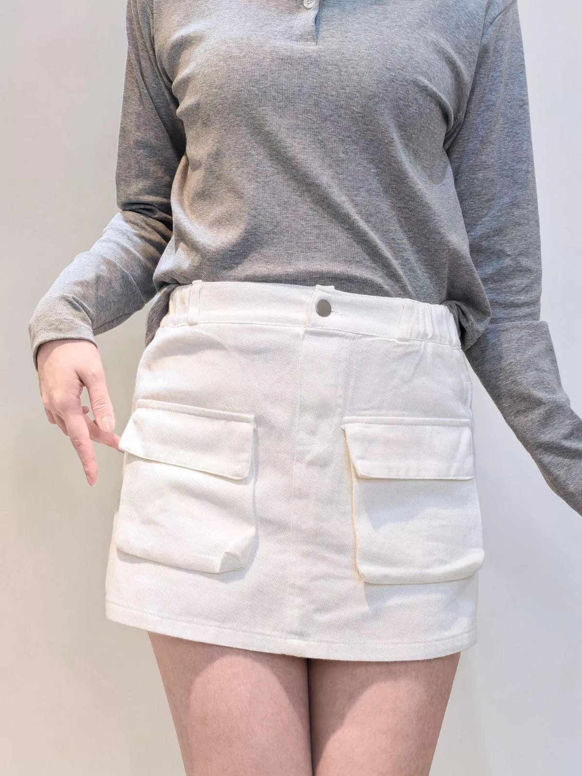 是裙子也是褲子 |《純白草稿》工裝短褲裙