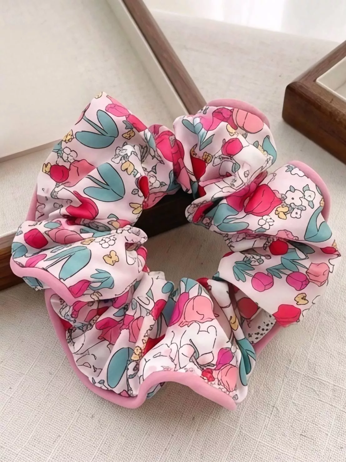 可愛的小兔兔 |《兔兔花園》印花髮圈